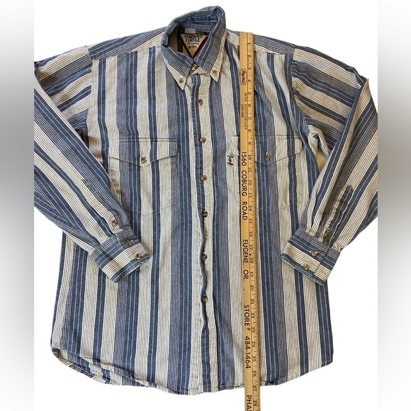 Vintage Cowboys Turtle Blue Plaid Button-down Shirt - Picture 4 of 9